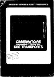 [L ]emploi dans le secteur des transports. Etablissement de séries longues 1954 et 1962-1982.