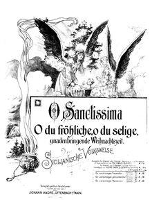 Partition complète, Centi-Folie, Fantasien über beliebte Volkslieder in leichtem und brillantem Stile par Gustav Lange