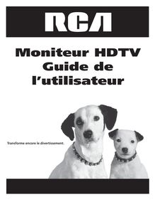 Notice Télévision RCA  D52W24B