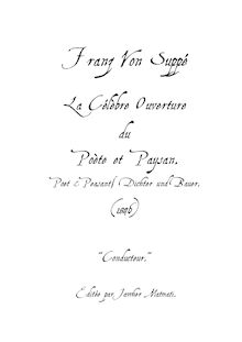 Partition complète (corrected), Dichter und Bauer (Poet et Peasant)