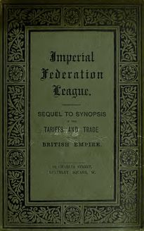 Sequel to Synopsis of the tariffs and trade of the British Empire