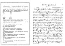 Partition complète et parties, Piano quatuor No.2, Op.95