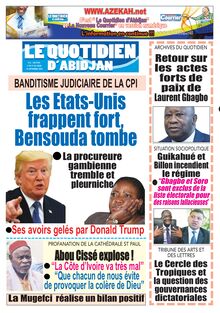 Le Quotidien d’Abidjan n°2919 - du vendredi 04 septembre 2020