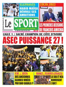 Le Sport n°4681 - du Lundi 28 juin 2021