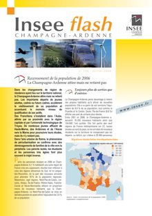 Recensement de la population de 2006 : la Champagne-Ardenne attire mais ne retient pas