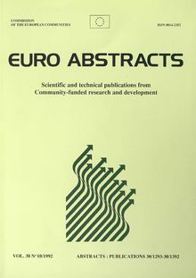 Scientific and technical publications from Community-funded research and development. VOL. 30 N° 10/1992
