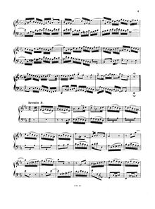 Partition No.3 en D major, BWV 774, 15 Inventions, Bach, Johann Sebastian par Johann Sebastian Bach