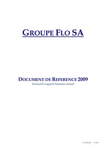 Document de référence 2009
