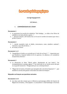 Baccalauréat LV2 Espagnol 2016 - Série L (Corrigé)