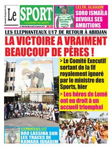 Le Sport n°4641 - du mercredi 20 janvier 2021