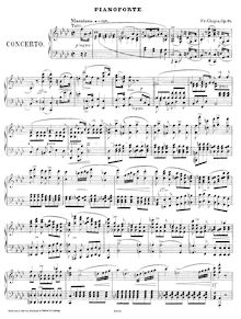Partition complète (avec orchestral cues), Piano Concerto No.2