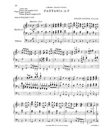 Partition complète, Fantasy en F major, F major, Polleri, Giovanni Battista