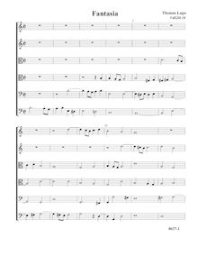 Partition Fantasia VdGS No.10 - partition complète (Tr Tr A T B B), fantaisies pour 6 violes de gambe