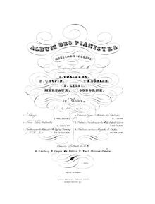 Partition complète, Grande Fantaisie Sur une Mazurka de F. Chopin, Op.45