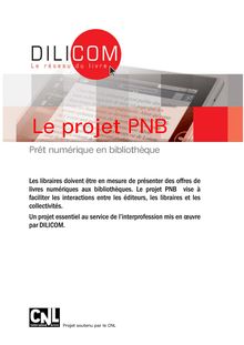 Présentation du Projet PNB par DILICOM