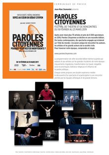 Programme "Paroles citoyennes"