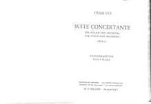 Partition , Intermezzo Scherzando. Allegro (avec title page),  concertante, Op.25
