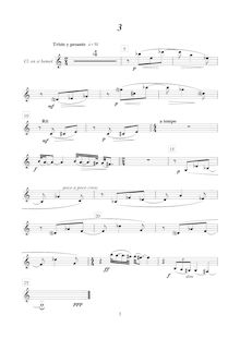 Partition , clarinette , partie, Meditaciones, Marín García, Luis Ignacio par Luis Ignacio Marín García