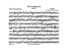 Partition Alto Saxophone (E♭), Graf Zeppelin, The Conqueror, Teike, Carl
