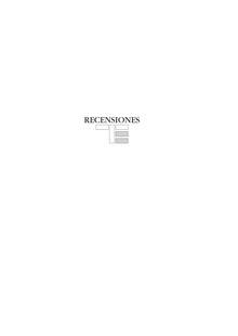 Recensiones - número 2009 - Volumen 2009 publicado 16 Noviembre 2009