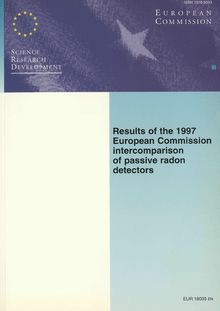 Results of the 1997 European Commission intercomparison of passive radon detectors