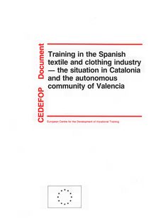 Training in the Spanish textile and clothing industry