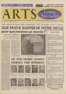 ARTS N° 644 du 13 novembre 1957