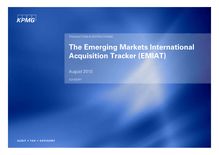 The Emerging Markets International Acquisition Tracker (EMIAT)   