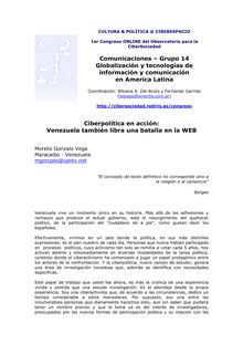 Comunicaciones – Grupo 14 Globalización y tecnologías de ...