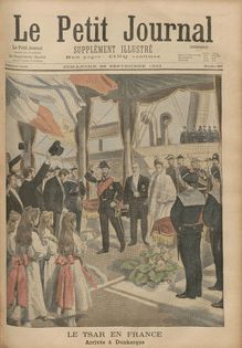 LE PETIT JOURNAL SUPPLEMENT ILLUSTRE  N° 567 du 29 septembre 1901