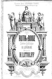 Partition complète, Ruth et Booz, Ruth et Booz&nbsp;: scène biblique