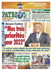 Le Patriote n°6597 – Lundi 3 janvier 2022