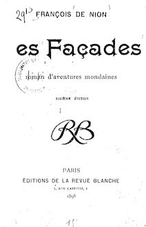 Les façades : roman d aventures mondaines (6e édition) / François de Nion