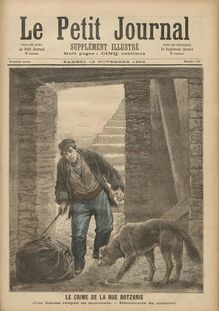 LE PETIT JOURNAL SUPPLEMENT ILLUSTRE  N° 103 du 12 novembre 1892