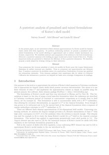 A posteriori analysis of penalized and mixed formulations of Koiter s shell model