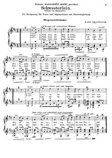 Partition Soprano , partie (et 2nd guitare), A double-song pour ténor et soprano