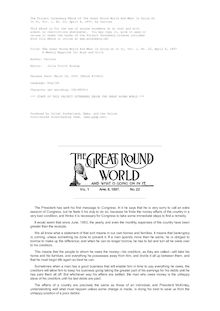 The Great Round World And What Is Going On In It, Vol. 1, No. 22, April 8, 1897 - A Weekly Magazine for Boys and Girls