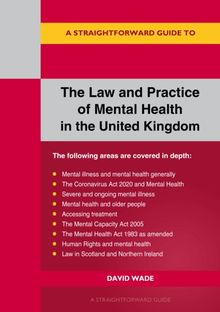 Law And Practice Of Mental Health In The Uk