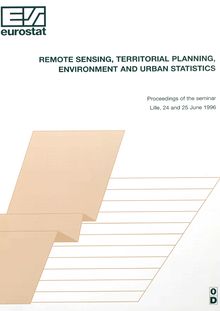 Remote sensing, territorial planning, environment and urban statistics