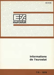 Informations de l eurostat. 7/8-1978