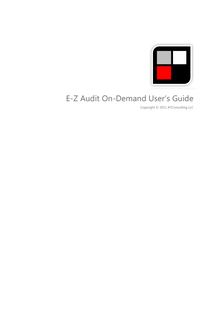E-Z Audit On-Demand User's Guide