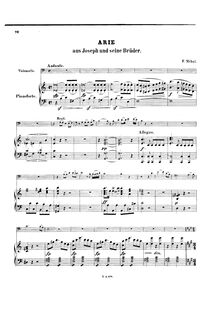 Partition de piano, Joseph / Joseph und seine Brüder, Opéra biblique en trois actes