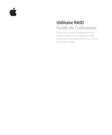 Utilitaire RAID : Guide de l’utilisateur