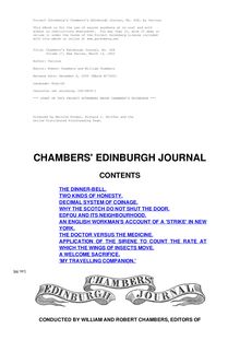 Chambers s Edinburgh Journal, No. 428 - Volume 17, New Series, March 13, 1852