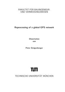 Reprocessing of a global GPS network [Elektronische Ressource] / Peter Steigenberger