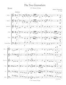 Partition Score et parties pour corde orchestre, Romanzen und Balladen, Vol.II, Op.49