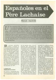 Españoles en el Père Lachaise