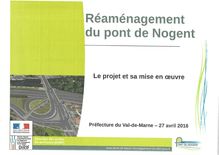 Réaménagement du pont de Nogent-sur-Marne