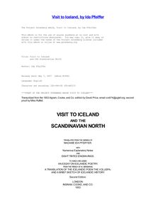 Visit to Iceland - and the Scandinavian North