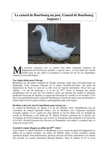 Le canard de Bourbourg